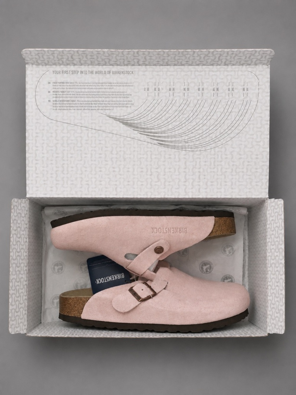 Birkenstock Boston BS Pink Suede Clogs Size EU 37 US Women’s 6 Narrow Fit NWT - Picture 4 of 4